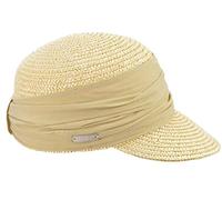 Seeberger Serie Rügen-Gorro Mujer Beige (Leinen 0093) 57 cm