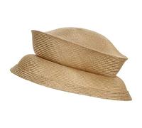 Seeberger Sisal Collapsible Hat Mujer - Made in Germany Sombrero de Verano Viaje Primavera/Verano - Talla única Natural
