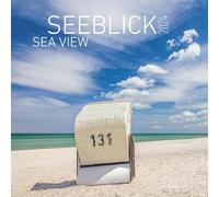 Seeblick 2024 - Calendario de folletos de 30 x 30 cm (30 x 60 abierto) - Calendario con espacio para notas - Sea View - Calendario de imágenes - Planificador de pared - Calendario de pared