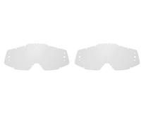 SeeCle,SE-41S202-HZ,Lente transparente ROLL-OFF compatible para gafas cross/gafas 100% Racecraft/Strata/Accuri/Speedlab Vision Sistem (Paquete de 2)