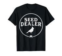 Seed Dealer Vintage Cardinal Birdwatching Binoculares Emblema Camiseta