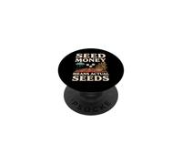 Seed Money Mean Real Seeds Jardinero Semillas Dinero Juego de Palabras PopSockets PopGrip Adhesivo