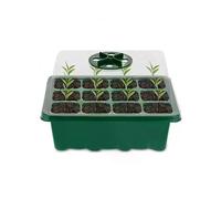 Seed Starter Tray with Ventilation Hole 12Grids Seeds Growing Cultivation Planting Box Mini Greenhouse Plant Starter