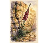Seeded by Storm: Steady the Heart - Defiant Survival Lined Journal - Foxglove Notebook for Grief, Heartbreak, and the Heart That Keeps Beating Anyway