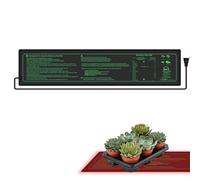 Seedling Heat Mat Heated Propagator - 110V/220V Plant Heating Mat Plant Warm Mats IP67 Waterproof | PVC Plants Warmer - 7W Indoor Germination Mats For Hydroponics Greenhouse Seed Starting And Repti