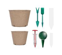 Seedling Pots - 150-Piece Garden Starter Kit | Breathable Planting Cups With Labels | Indoor Outdoor Seedling Trays | For Balcony, Greenhouse, Flower, Vegetable, Hydroponic, Home, Commercial Gardening