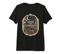 Seeds and Starlight Semillas jardín Camiseta Premium