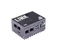 seeed studio Enrutador LinkStar-H68K-0232 con 2 GB de RAM y 32 GB eMMC, chip Cortex-A55 RK3568 de cuatro núcleos, mini PC con Ethernet Dual-2.5G y Dual-1G, Android 11 preinstalado, Ubuntu y OpenWRT