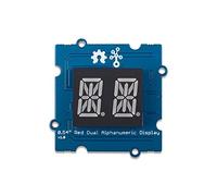 Seeed Studio Grove Pantalla alfanumérica doble roja de 0.54 cada dígito consta de 14 segmentos de visualización de tubo digital todos los personajes para Arduino, Raspberry Pi, Beaglebone y otros