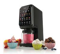 Seeger MultiCream Heladera - 10 programas en 1, Helado, sorbete, batido, granizado, mezclas, Vegana, sin lácteos, 3 Tarrinas 500ml, Sin BPA, Máquina de Helados