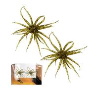 Seeigel Köder Schwimmend 6cm | 2 Stück Weichköder aus Silikon | Naturgetreuer Bass Dice Köder für Barsch, Forelle & Zander, Süßwasser & Salzwasser Angelzubehör