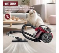 Seeiswork-aspiradora sin bolsa de 2600W, recolector de polvo, herramienta eléctrica, aspiradora inalámbrica para el hogar, para suelos duros, alfombras y pelo 2600W EU
