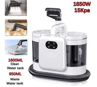 Seeiswork C988 1650W máquina de pulverización de limpieza a vapor 15KPa limpiador de alfombras de succión electrodoméstico inteligente de mano para limpieza de sofá cama 600W 15KPa
