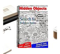 S nd Find Activity Book for Kids - Sea Animal Spot The Difference | Engaging spiral-bound search and find picture book for children aged 6+, featuring underwater sealifee scenes to build