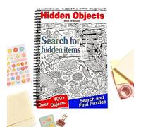 S nd Find Book | Funny Sea Creature Search and Find Spiral Bound | S nd Find Book | Funny Sea Creature Search and Find Spiral Bound | Marine Animal Puzzle Books | for Boys Girls Home Nurse