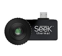 SEEK THERMAL Compact Cámara de imágenes térmicas de alta resolución con conector micro USB y funda protectora impermeable para dispositivos Android, Negro (UW-AAA)
