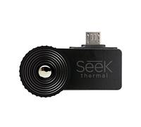 Seek Thermal Compact XR Cámara de imagen térmica de alcance extendido con conector USB y carcasa hermética protectora para dispositivos Android - Negro