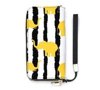 SEEKJOYS Cartera para mujer, diseño de ancla dibujada a mano, cartera grande para mujer, tarjetero, elegante cartera con correa para la muñeca, monedero largo para tarjetas, monedas, Estampado de