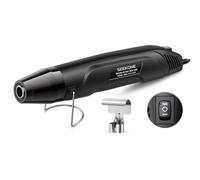 SEEKONE Mini Pistola de Aire Caliente 350W, Pistola de Calor Portátil 260℃/450℃ con Protección de Sobrecarga, 1.5m Cable Aislado Doble, Boquilla Reflectora para Bricolaje, Electrónica (B)