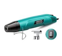 SEEKONE Mini Pistola de Aire Caliente 350W, Pistola de Calor Portátil 260℃/450℃ con Protección de Sobrecarga, 1.5m Cable Aislado Doble, Boquilla Reflectora para Bricolaje, Electrónica