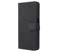 SEEKOO Cuero Funda para Realme C35 / Realme Narzo 50A Prime Billetera Estuche, Premium PU/TPU Flip Carcasa Ultrafino Cubierta Magnético, con Soporte/Tapa Tarjetas, Negro