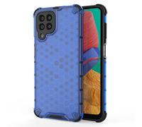 SEEKOO Funda para Samsung Galaxy M33 5G Estuche, Suave TPU Silicona Bumper Gel Carcasa Antigolpes Protección a Bordes, Ultradelgado Rubber Caso - Azul
