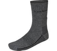 Seeland Field Heavy Merino Sock Grey MelangeBlack 39-42