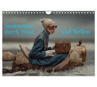 Seelenreise durch Wind und Wellen (Wandkalender 2026 DIN A4 quer), CALVENDO Monatskalender: Eine surreale Zeitreise zwischen Sturm und Stille
