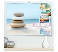 SEELENZEIT Ein Jahr voller Achtsamkeit (hochwertiger Premium Wandkalender 2026 DIN A2 quer), Kunstdruck in Hochglanz: Momente voller Ruhe und Inspiration