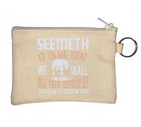 Seemeth it to me That we Shall Feel Dirty if Jackson is reeleged Llavero Monedero Beige, beige, Talla única
