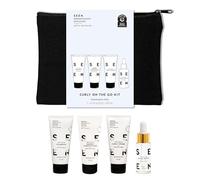 SEEN Kit rizado para llevar, sin fragancia, no comedogénico y seguro para pieles sensibles, sin sulfatos, paquete de cabello para definir rizos, antiencrespamiento, protector contra el calor