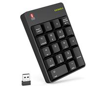 seenda Teclado Numérico Inalámbrico, Teclado Numérico Portátil USB 2,4 GHz, con 18 Teclas para Ordenadores Portátiles, Notebooks y Ordenadores De Sobremesa