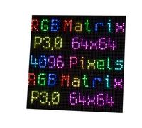 SeenGreat Panel de matriz LED RGB de 19.2 x 19.2 cm, pantalla LED a todo color para Raspberry Pi 4B+ 4B 3B+ 3B 2B+ Zero W WH 2 W Pico ESP32 Ardui 3 mm Pitch 4096 LEDs
