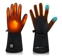 seenlast Guantes Calefactables Mujer Hombre, 7,4V 2200mAh*2 Guantes con Calefaccion con Batería Recargable, 3 Niveles de Calentamiento,Guante Calefactable Eléctricos con Pantalla táctil