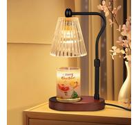 seenlast Lámparas de Velas, Quemador Aceites Esenciales Eléctricos Quemador con Temporizador y Regulador de Intensidad, Calentador de Velas Vintage para Hogar, Dormitorio, Decoración