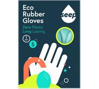 Seep Guantes para Hogar - Caucho Natural FSC - S Seep