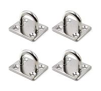 SeeRaphee Anclaje para montaje en pared de techo Ancla resistente Acero inoxidable 304 1/4" 6mm (4 Pezzi)