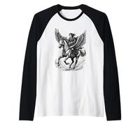 Seere con alas de Poder Camiseta Manga Raglan