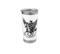 Seere con alas de poder Vaso térmico de acero inoxidable de doble pared