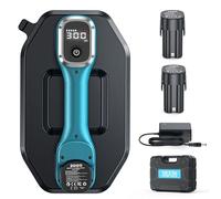 SEESII Eléctrica Ventosa para Azulejos y Vidrio,Ventosa de Elevación Carga Máxima 300KG, 2x2000mAh Batería, Pantalla Digital, Ventosa de Vidrio Profesional para Levantar Baldosas Grandes/Cerámica