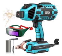 Seesii Soldadora manual de 220 V, IGBT Inverter ARC máquina de soldar portátil - 6 ajustes de corriente, para electrodos de 2,5 - 3,2 mm, para reparaciones, proyectos de soldadura profesional (con