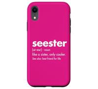 Seester Shirt: Seester Definition Tshirt Carcasa para iPhone XR