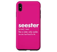 Seester Shirt: Seester Definition Tshirt Carcasa para iPhone XS MAX