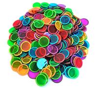 SEETOOOGAMES 300 fichas magnéticas de bingo únicamente, mezcladas