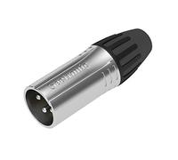 SEETRONIC Conector XLR macho de 3 pines. SCMM3. Micrófono, equilibrado, DMX, altavoz