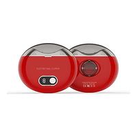 Sefdrert 1 juego de tijeras eléctricas automáticas con luz para cuidado de bebés y adultos, color rojo