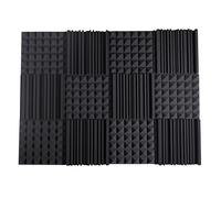 Sefdrert Akustik Schaum Platten 5,1 x 30,5 x 30,5 cm Akustik Schaum Platten, Studio Wedge Fliesen, Sound Paneele, Keil Schall Schutz Schall DäMmung