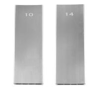 Sefdrert Bloque de Lijado de Radio Bidireccional, Nivelador de Trastes de Aleación de Aluminio, Herramienta de Luthier para Guitarra, Bajo, de Lijado (10-14)