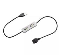 Sefdrert Cable de Alimentación Universal con Control Remoto USB de 5 V y Temporizador de 3 Velocidades para Ventilador de Techo USB, Lámpara de Luz LED USB.