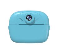 Sefdrert Cámara infantil de impresión instantánea 48 millones de cámaras duales de alta definición Mini cámara de video fotográfica impresión Thremal azul